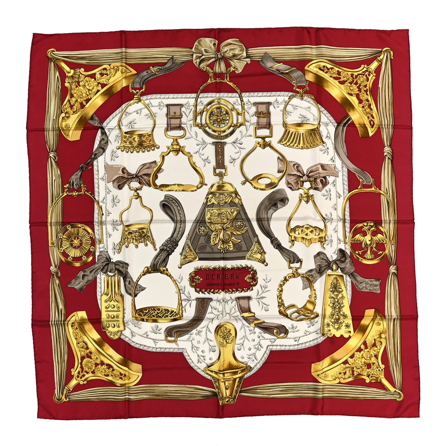 Silk Concours D Etriers Scarf 90