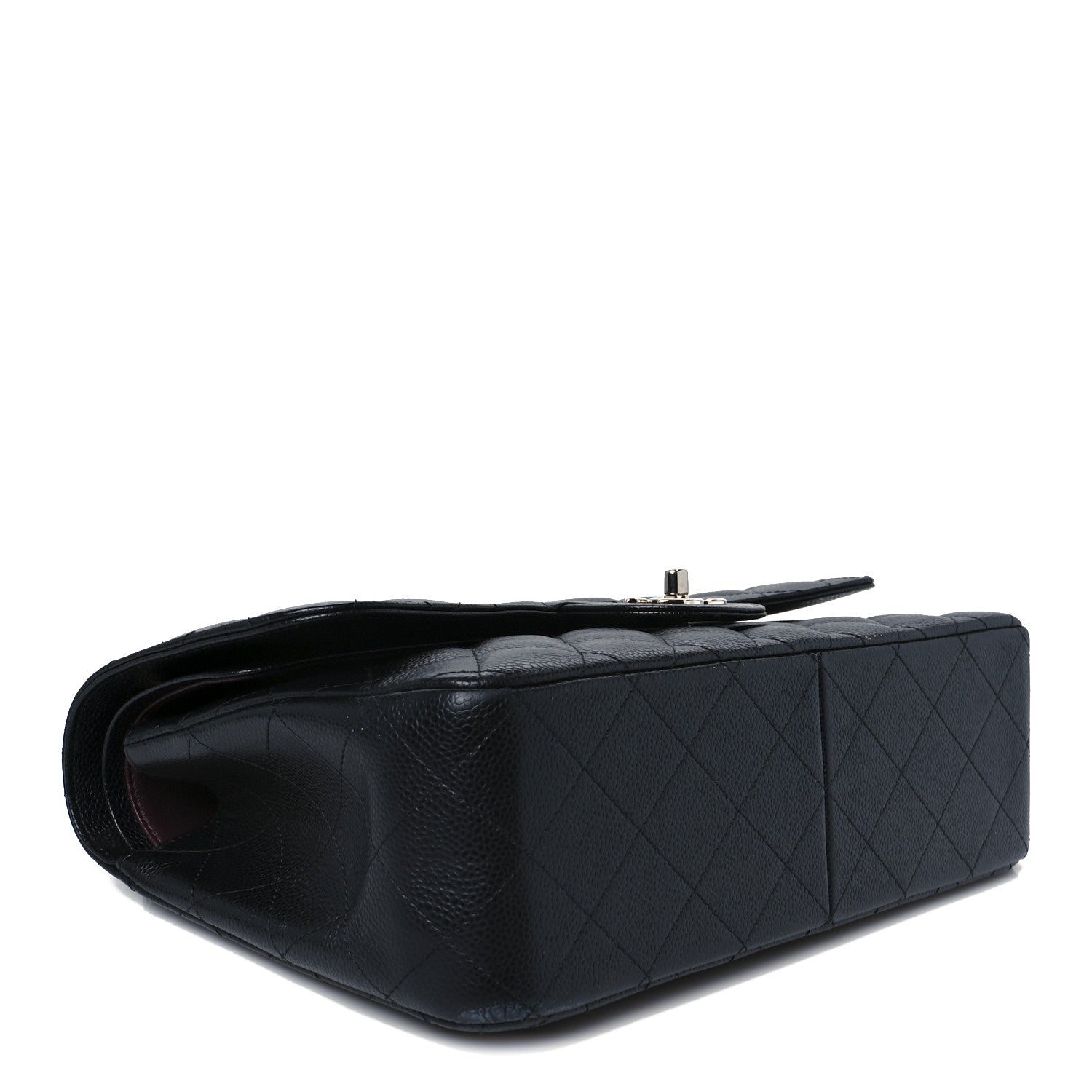 Chanel Caviar Quilted Jumbo Double Flap Black 4 of 11
