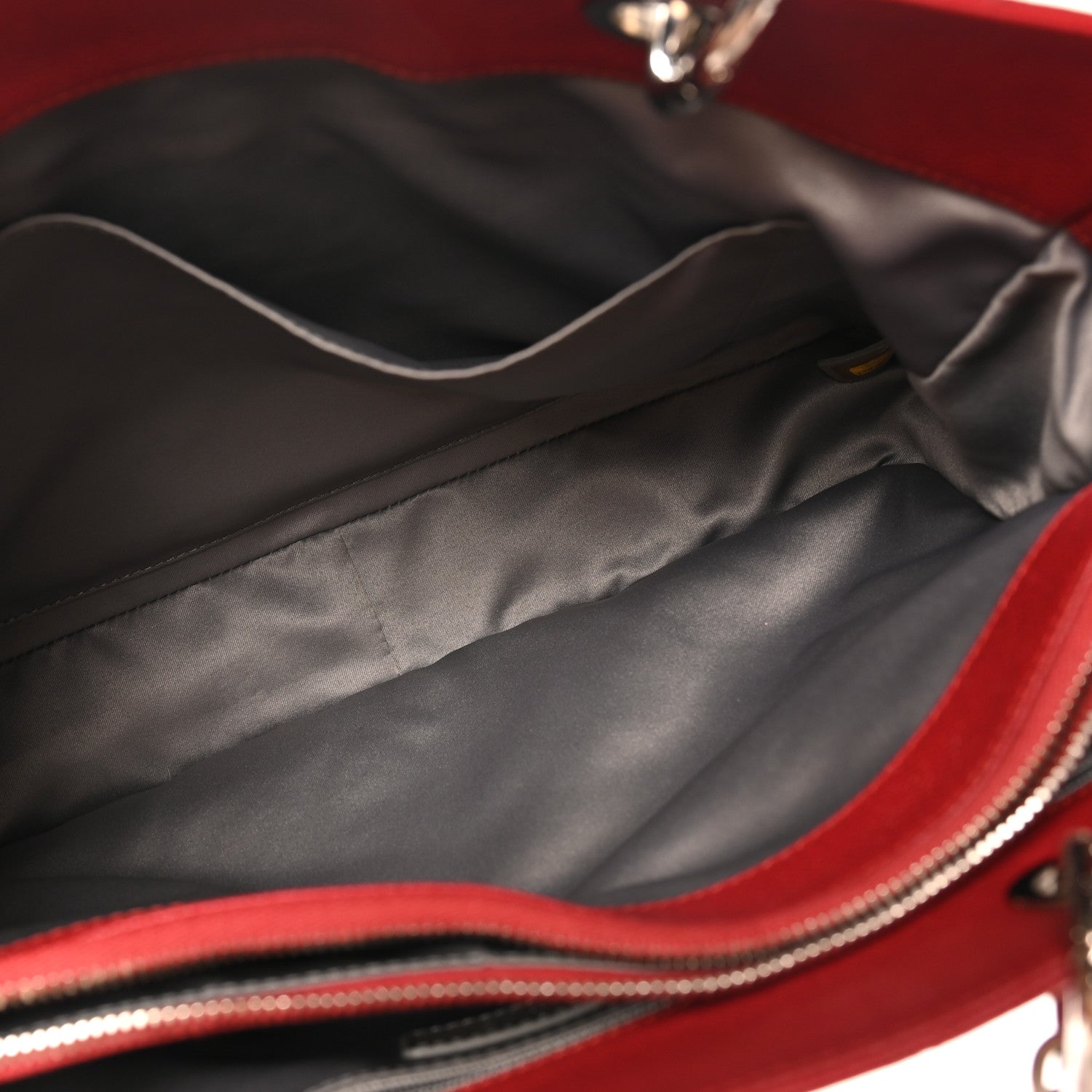 Chanel Caviar Quilted Grand Shopping Tote GST Red 5 of 10