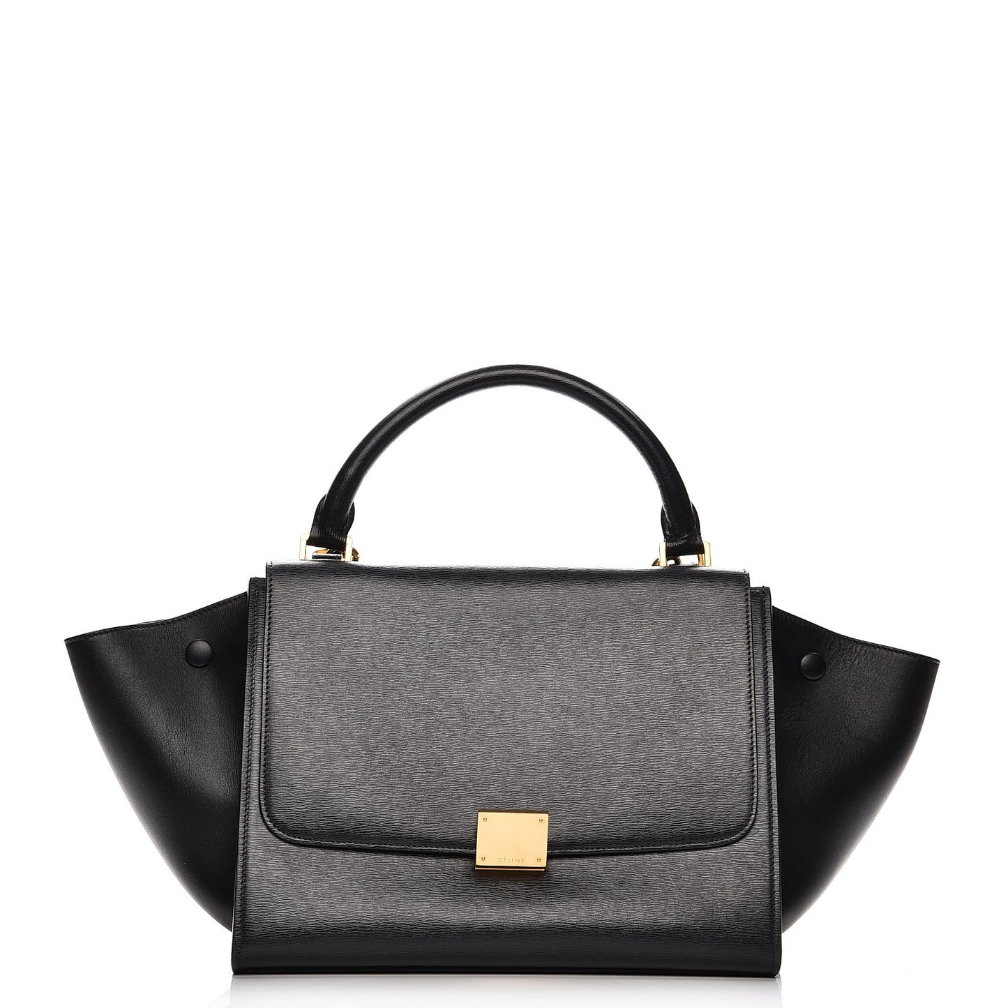 Liege Calfskin Small Trapeze Black