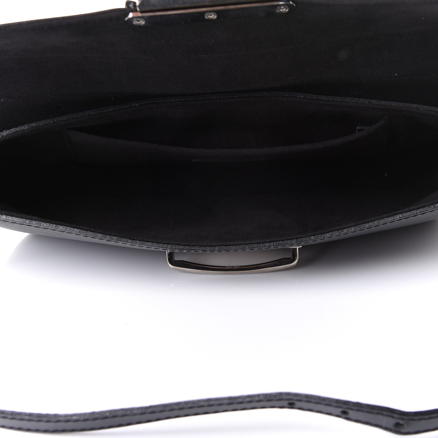 Louis Vuitton Epi Montaigne Clutch Black 5 of 12