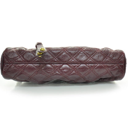Marc Jacobs Quilted Leather East West Stam Clutch Violet 5 of 11
