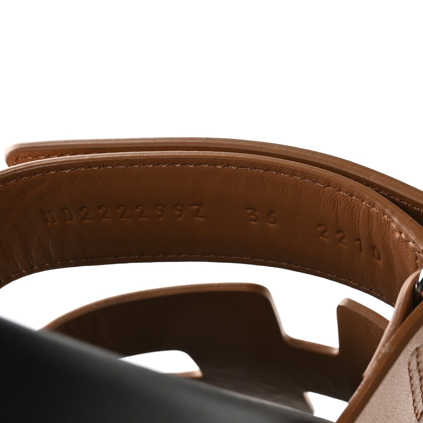 Calfskin Womens Chypre Sandals 36 Naturel