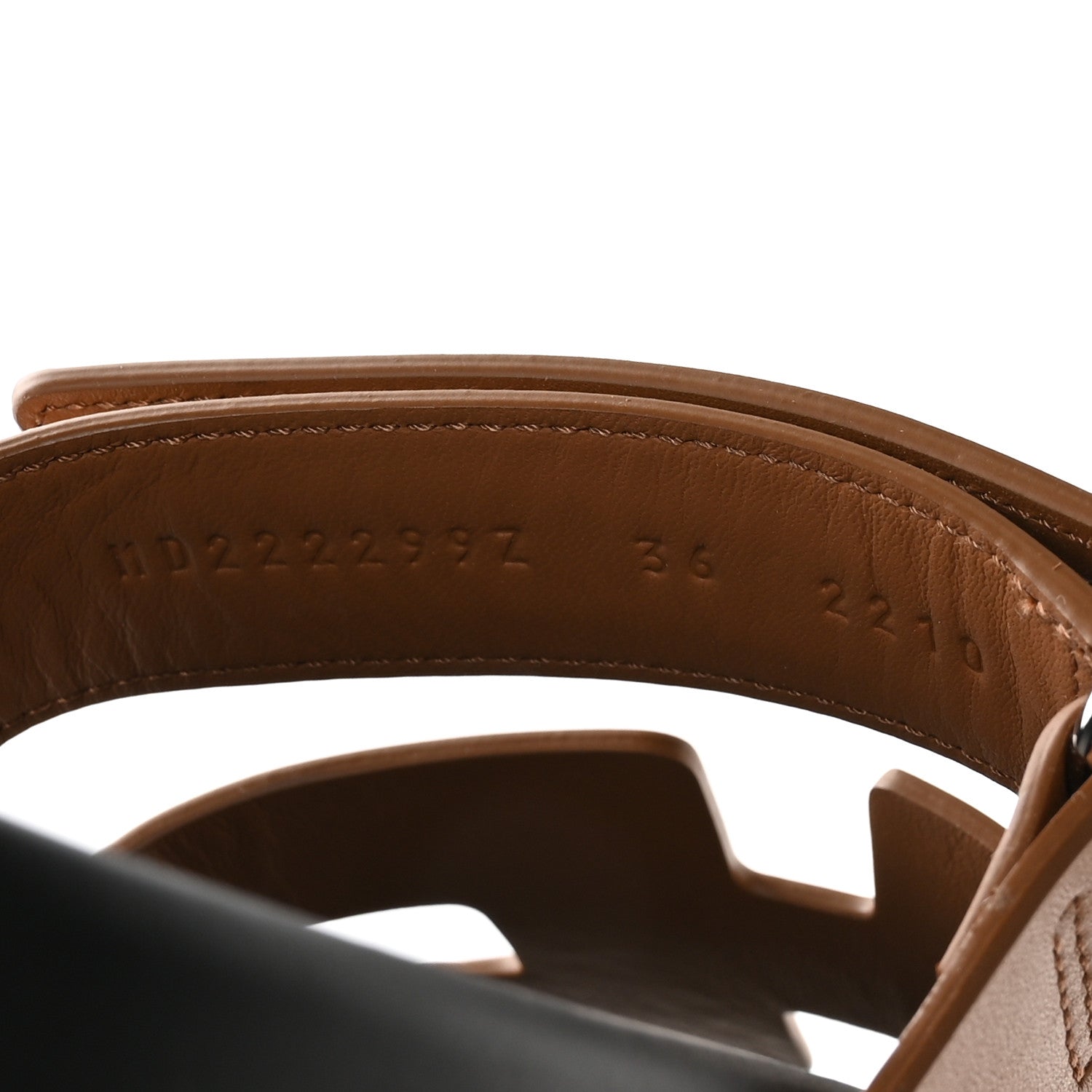Hermes Calfskin Womens Chypre Sandals 36 Naturel 8 of 9