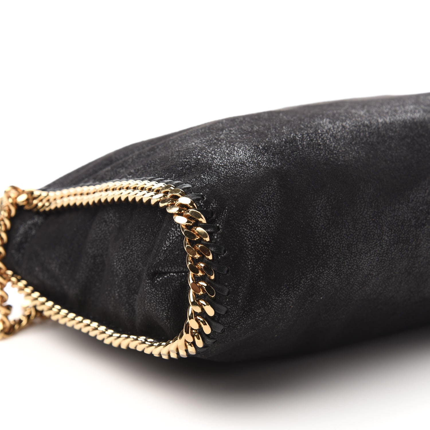 Stella McCartney Shaggy Deer Falabella Fold Over Tote Black 7 of 10