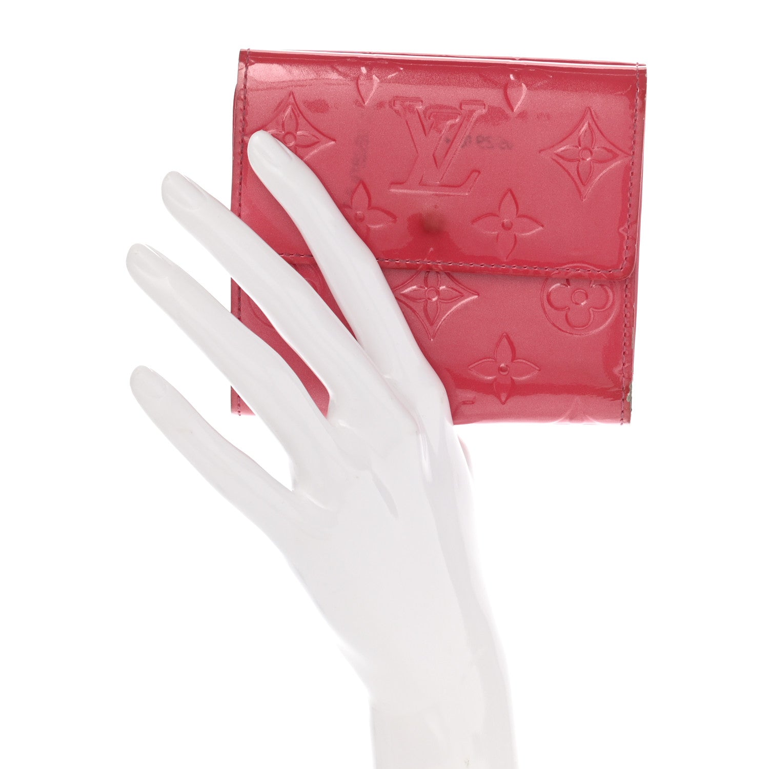 Louis Vuitton Vernis Elise Wallet Framboise 2 of 13