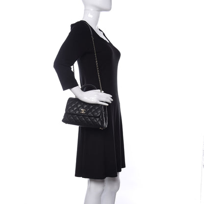 Chanel Caviar Quilted Mini Coco Handle Flap Black 2 of 10