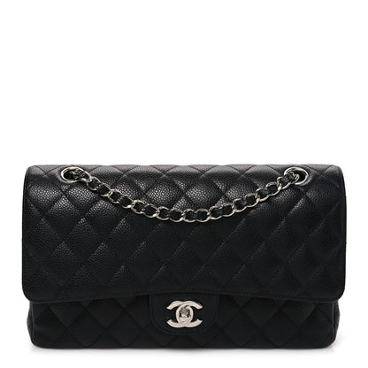 Chanel Caviar Quilted Medium Double Flap Black 1 of 11