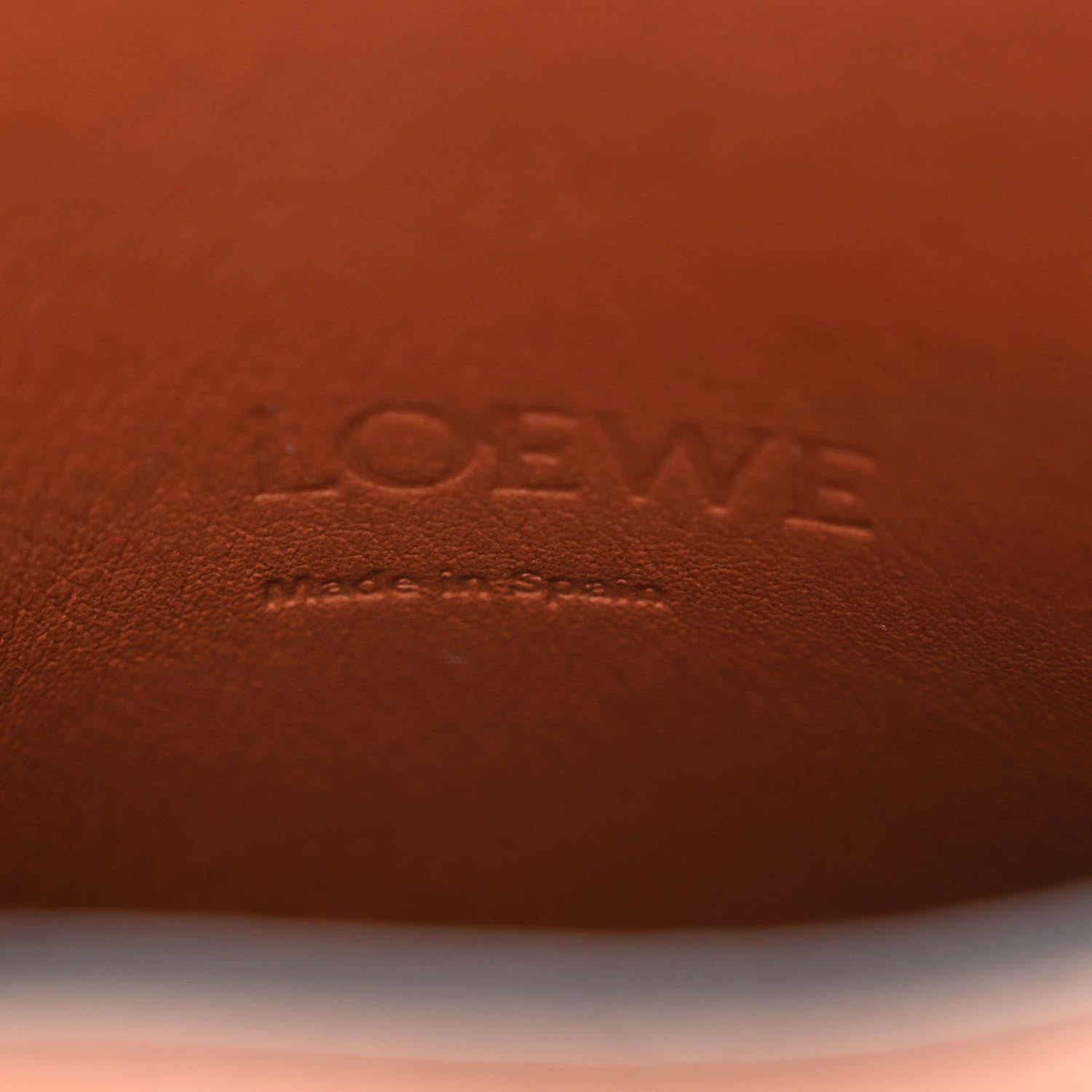 Loewe Smooth Calfskin Dice Pocket Tan 6 of 9