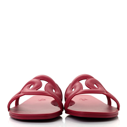 Hermes Rubber Aloha Sandals 39 Rose Baie 2 of 8