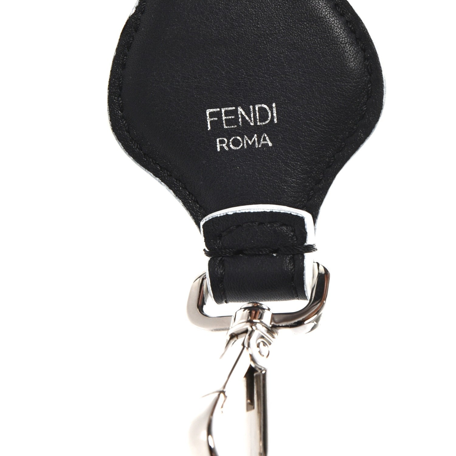 Fendi Vitello Dolce Heart Spike Studded Strap You Black Multicolor 6 of 7