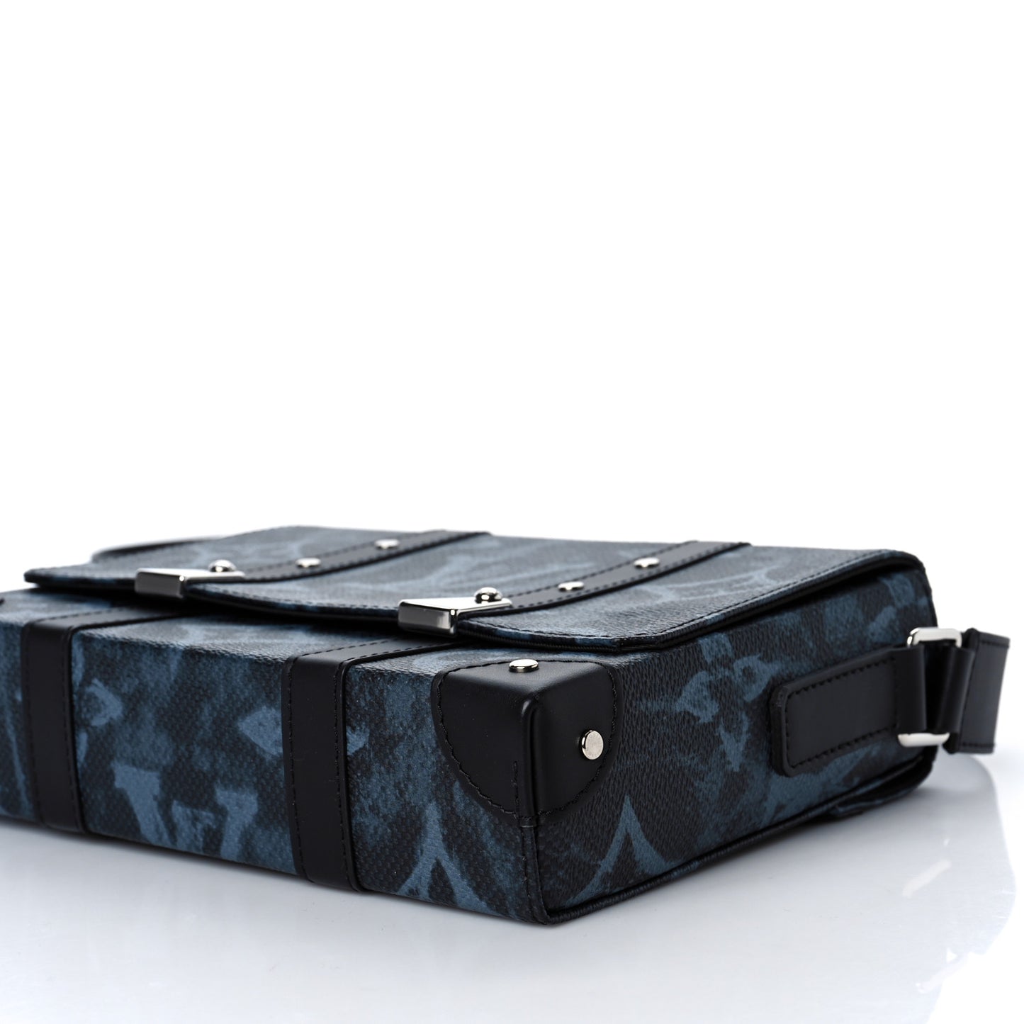Monogram Pastel Trunk Messenger Black