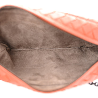 Bottega Veneta Nappa Intrecciato Baby Olimpia Shoulder Bag Orange 5 of 14