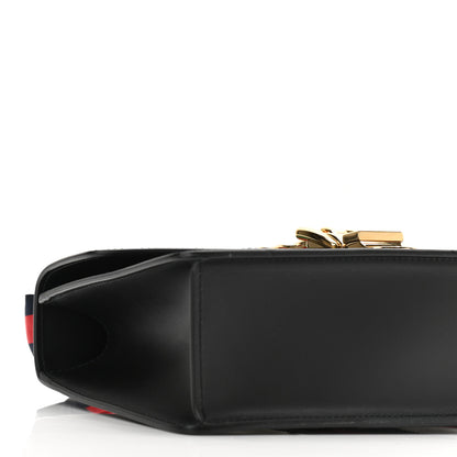 Gucci Calfskin Small Sylvie Shoulder Bag Black 10 of 11