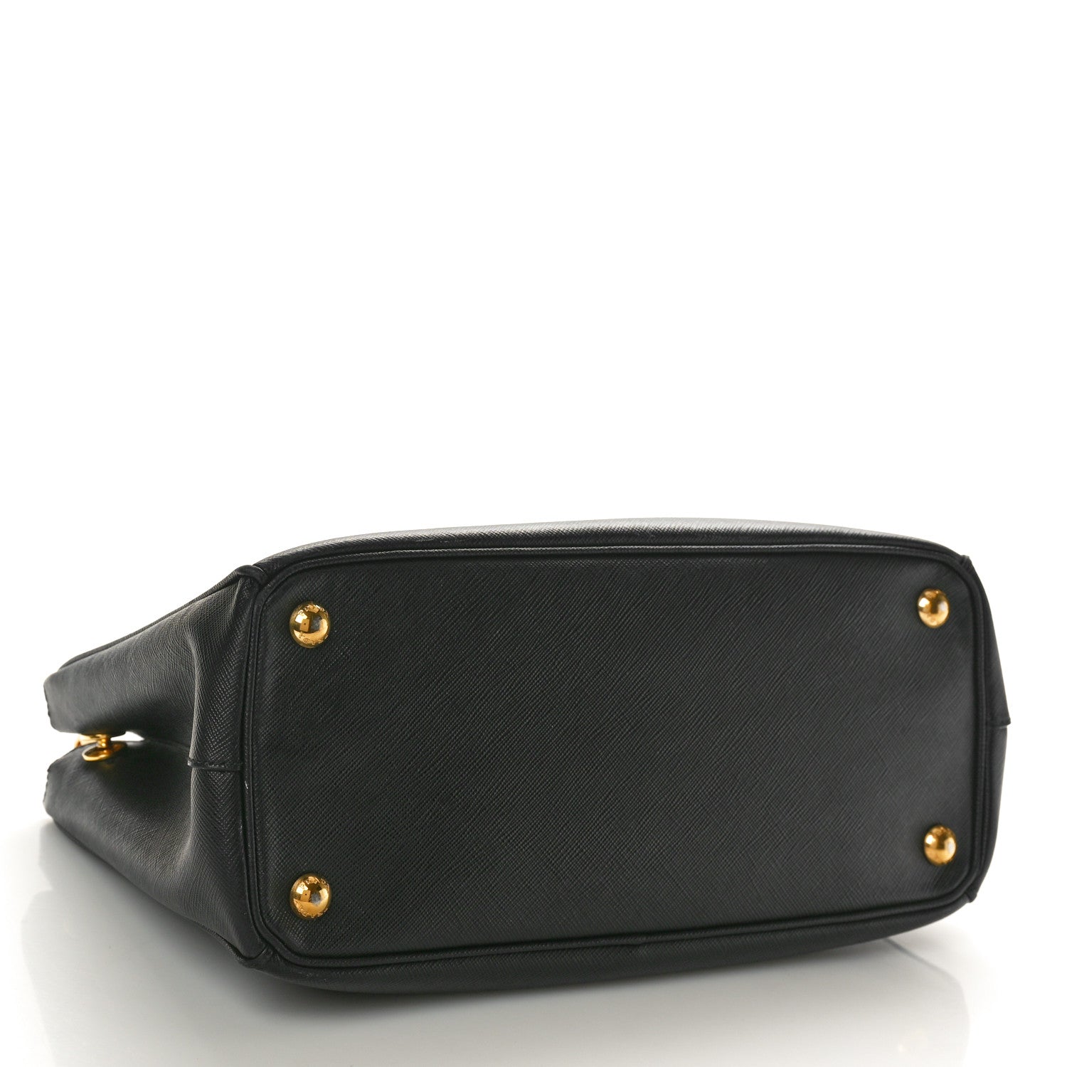 Prada Saffiano Small Galleria Double Zip Tote Black 4 of 10