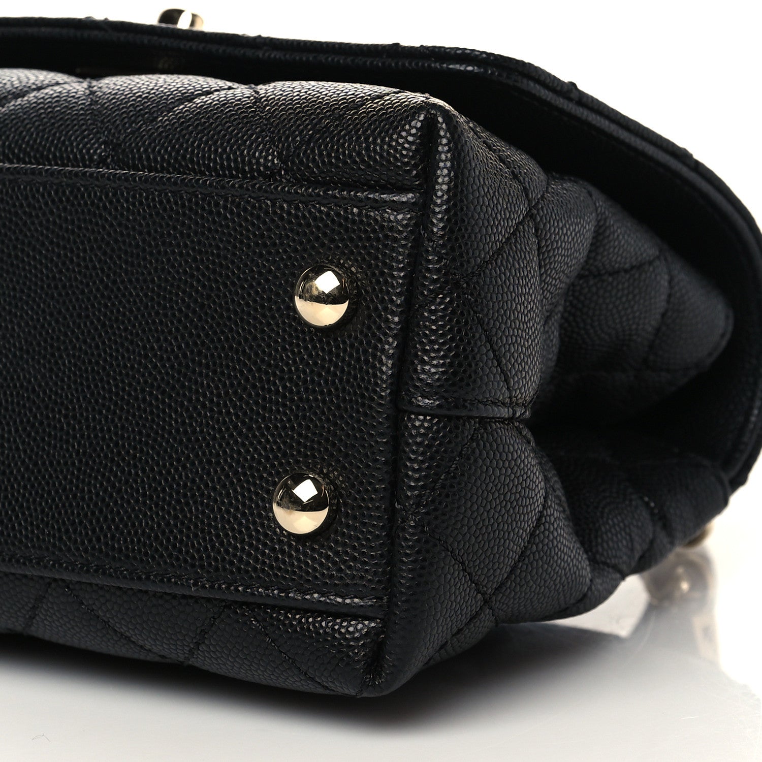 Chanel Caviar Quilted Extra Mini Coco Handle Flap Black 9 of 9