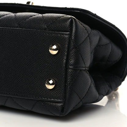 Chanel Caviar Quilted Extra Mini Coco Handle Flap Black 9 of 9