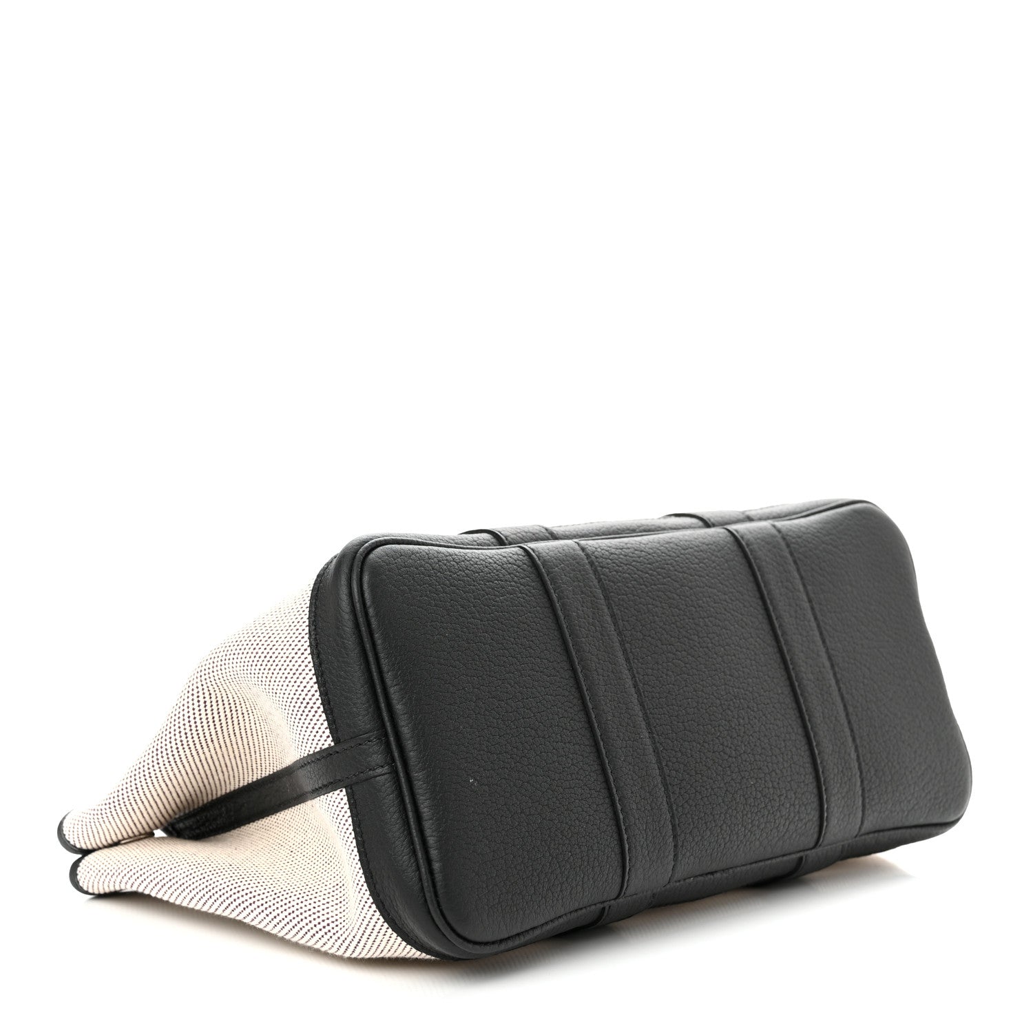 Hermes Twill H Negonda Garden Party 30 TPM Tote Ecru Black Cassis 4 of 9