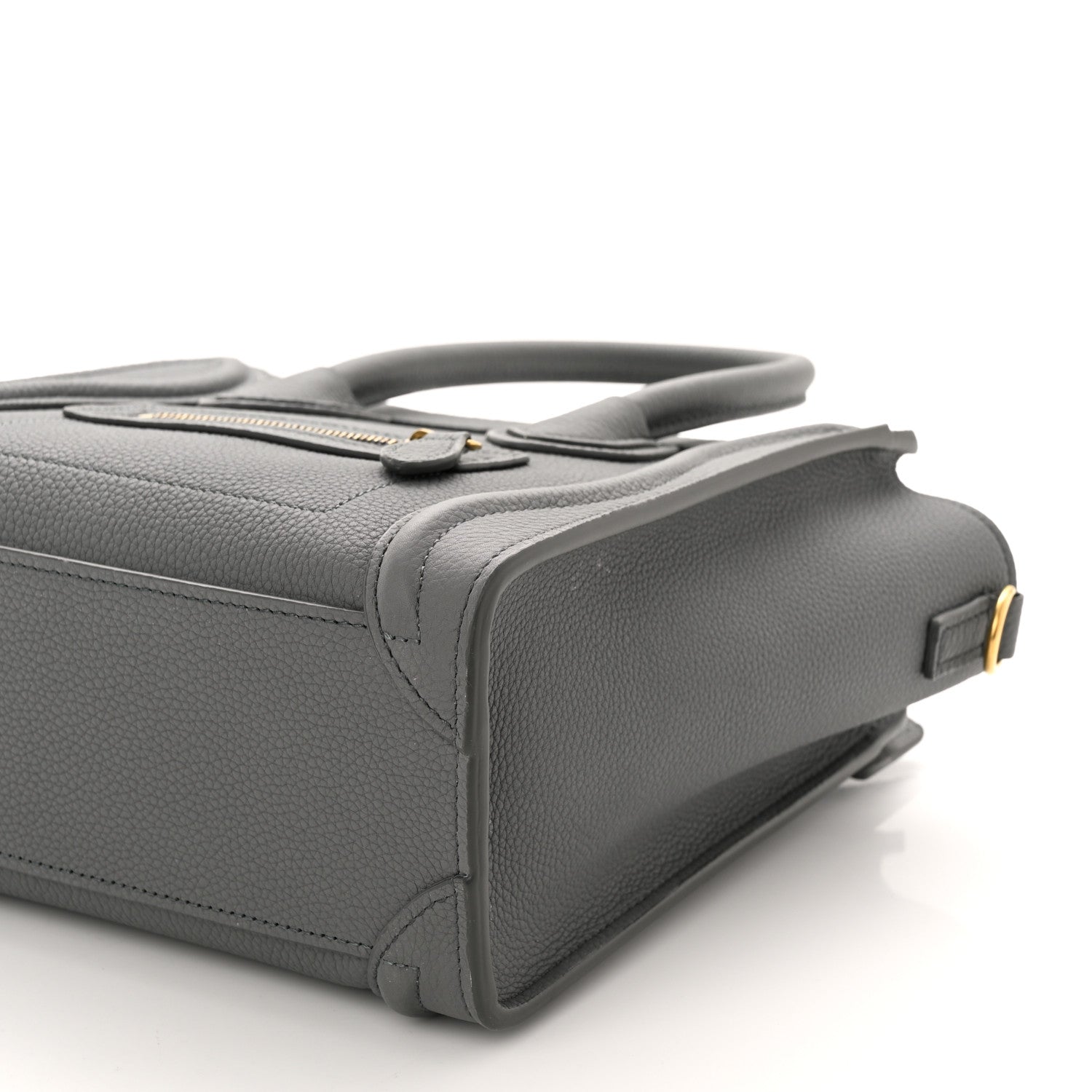 Celine Baby Drummed Calfskin Nano Luggage Kohl 10 of 11