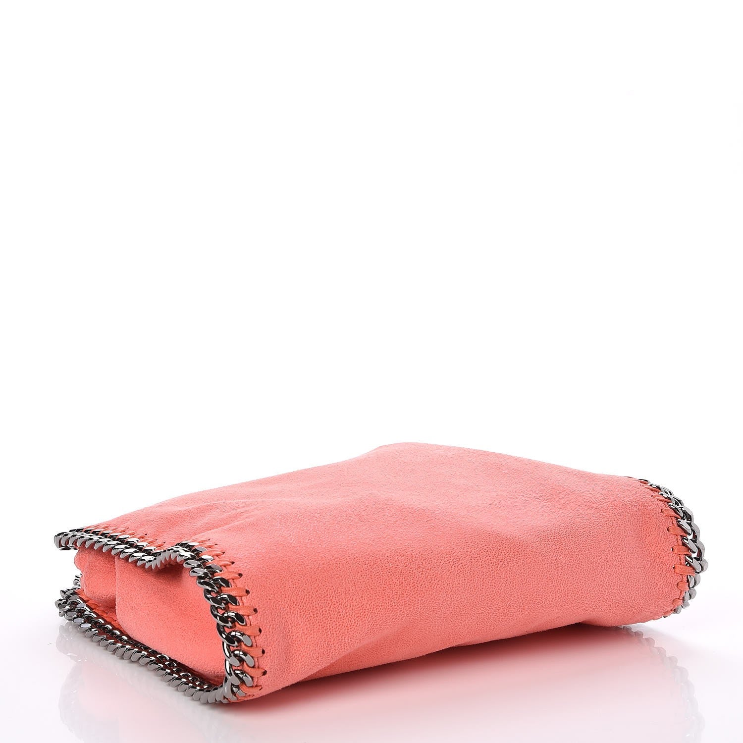 Stella McCartney Shaggy Deer Mini Falabella Fold Over Tote Peony 4 of 8