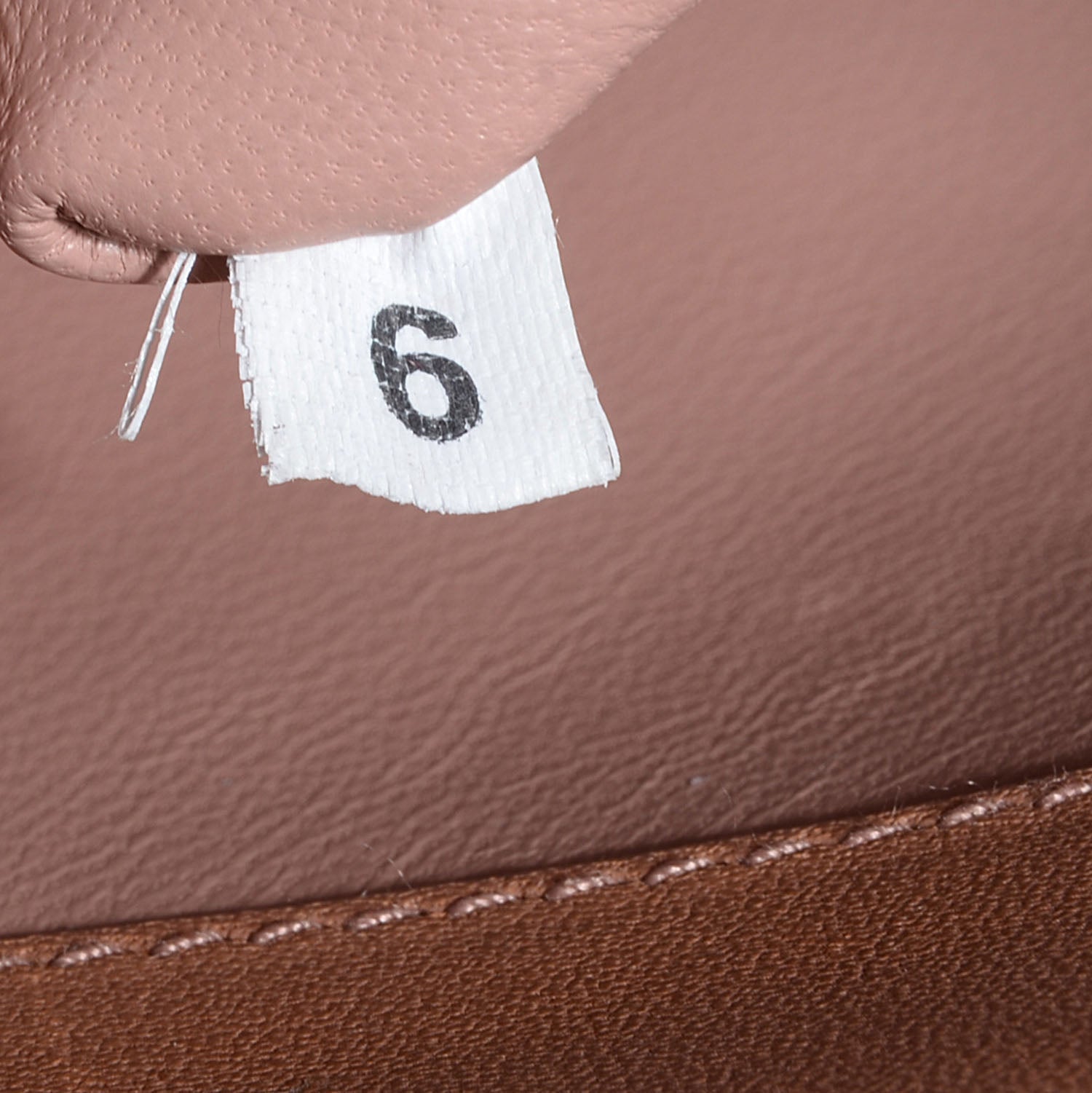 Prada Spazzolato Leather NM Pochette Nudo 8 of 10