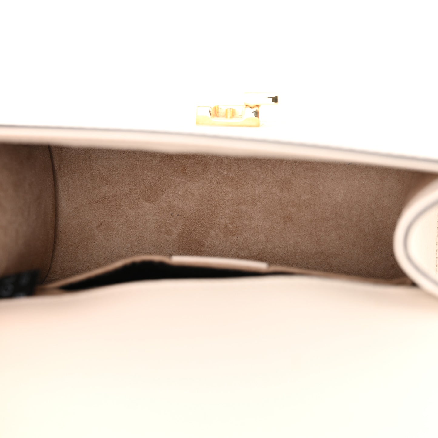 Calfskin Mini Sylvie Chain Shoulder Bag White