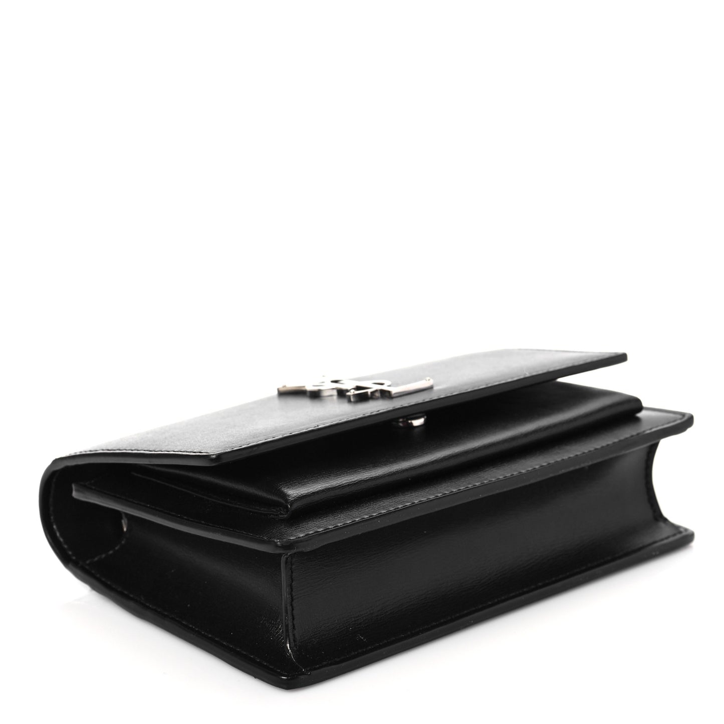 Calfskin Monogram Sunset Chain Wallet Black