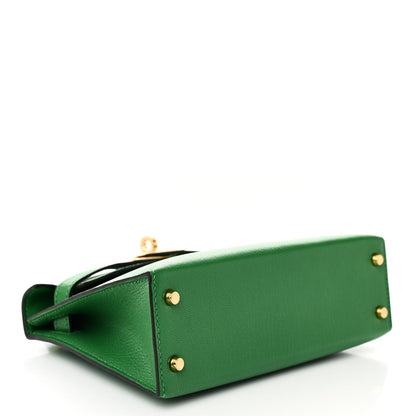 Hermes Chevre Mysore Mini Kelly Sellier 20 Bambou 3 of 9