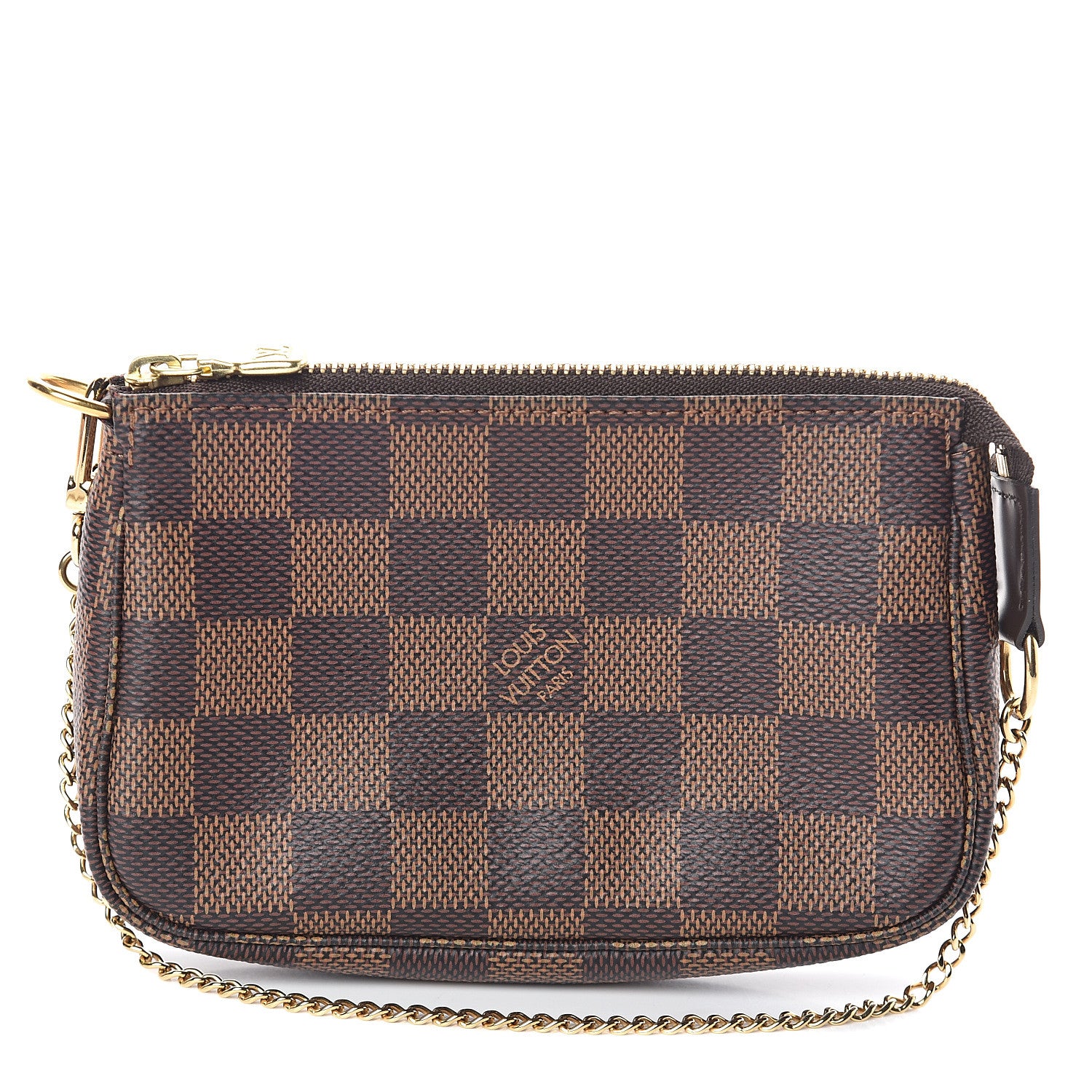 Louis Vuitton Damier Ebene Mini Pochette Accessories 1 of 9