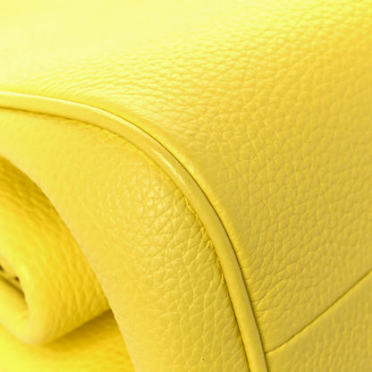 Salvatore Ferragamo Calfskin Small Gancini Crossbody Canary Yellow 8 of 12