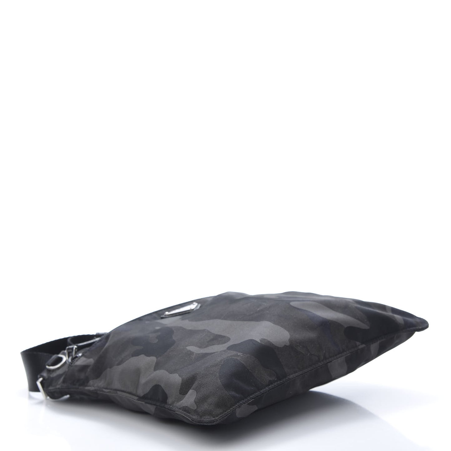 Tessuto Nylon Camouflage Flat Messenger Fumo
