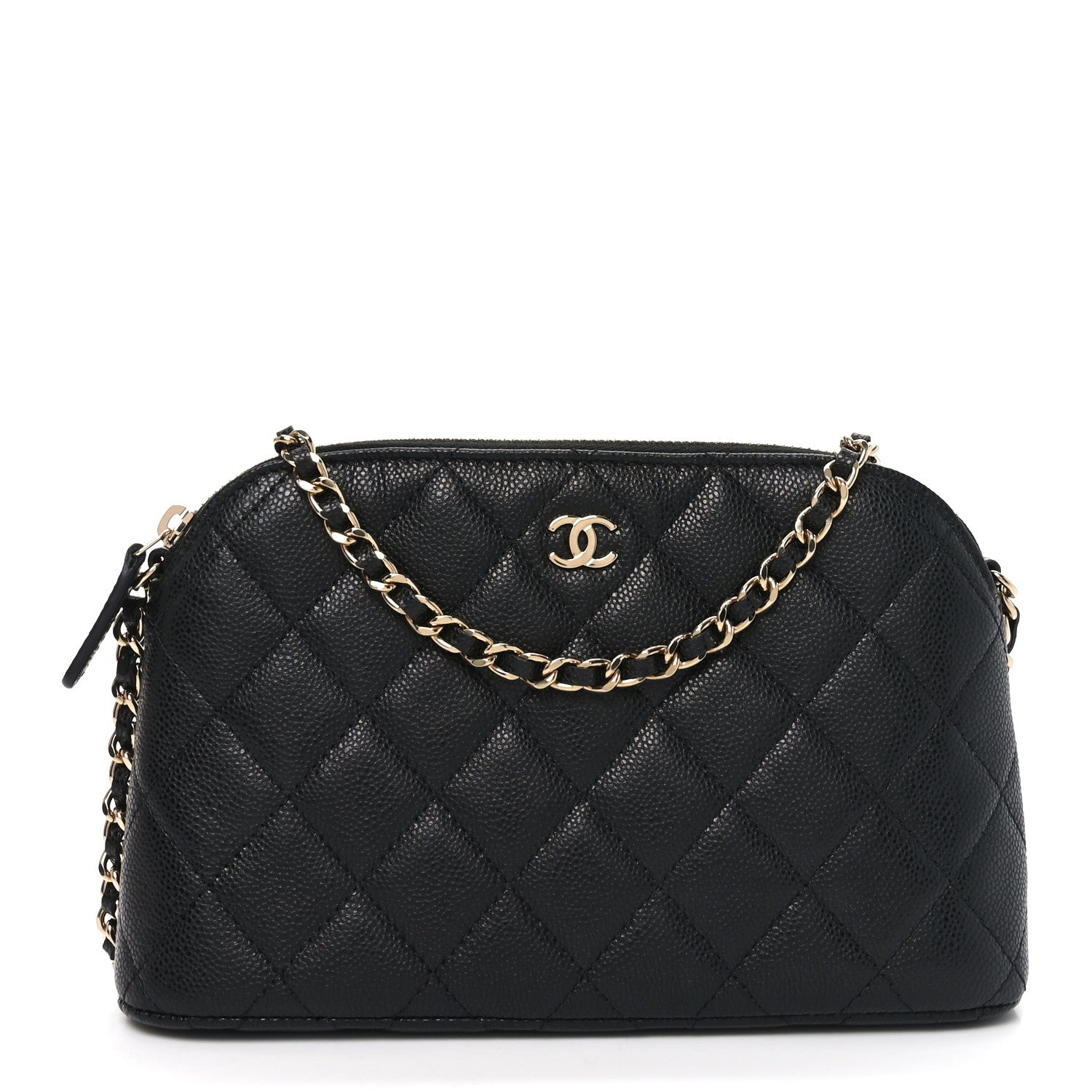 Chanel Caviar Quilted Classic Clutch With Chain Black 1 of 11
