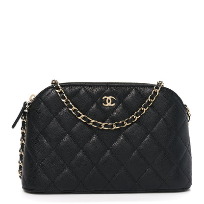 Chanel Caviar Quilted Classic Clutch With Chain Black 1 of 11