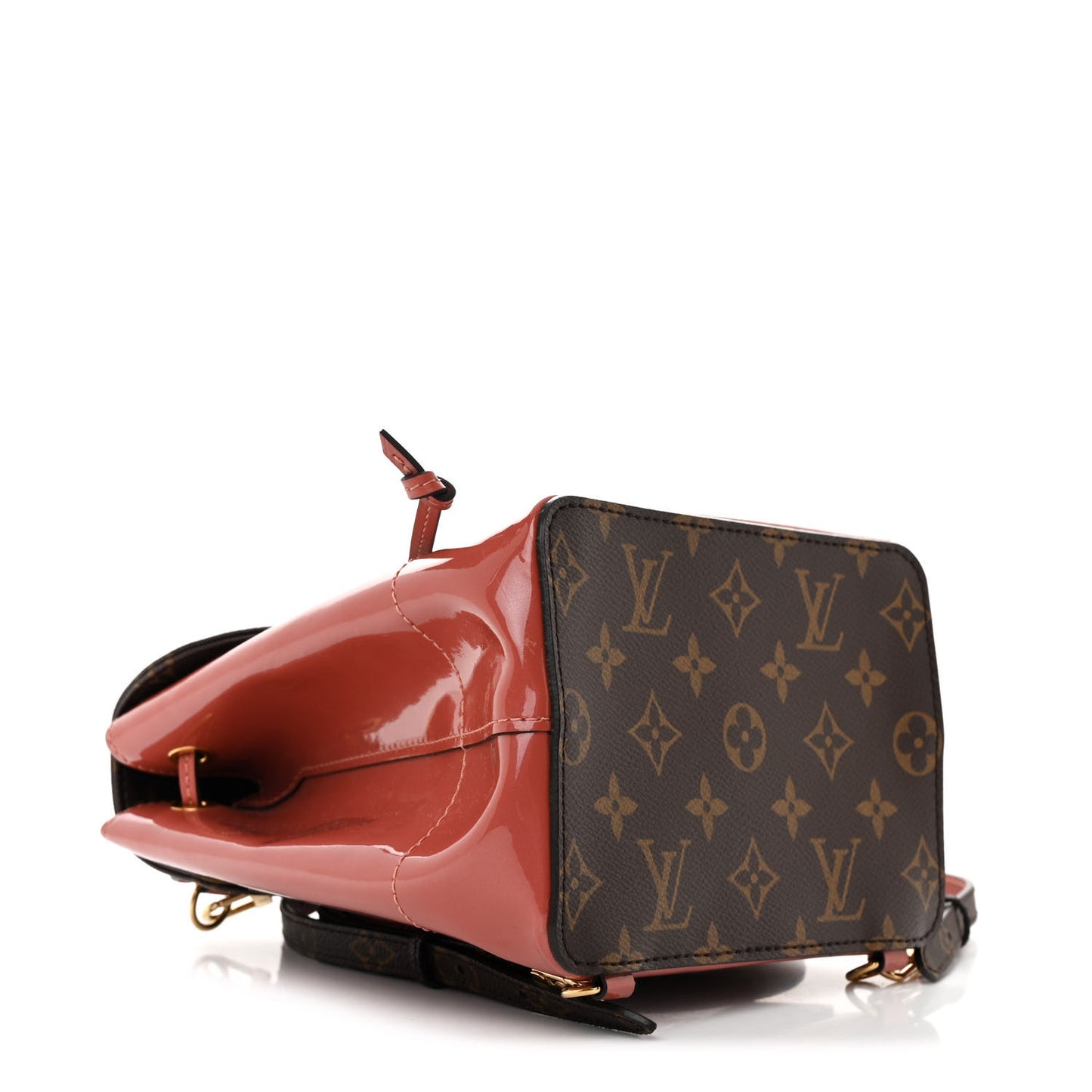 Patent Monogram Hot Springs Backpack Vieux Rose