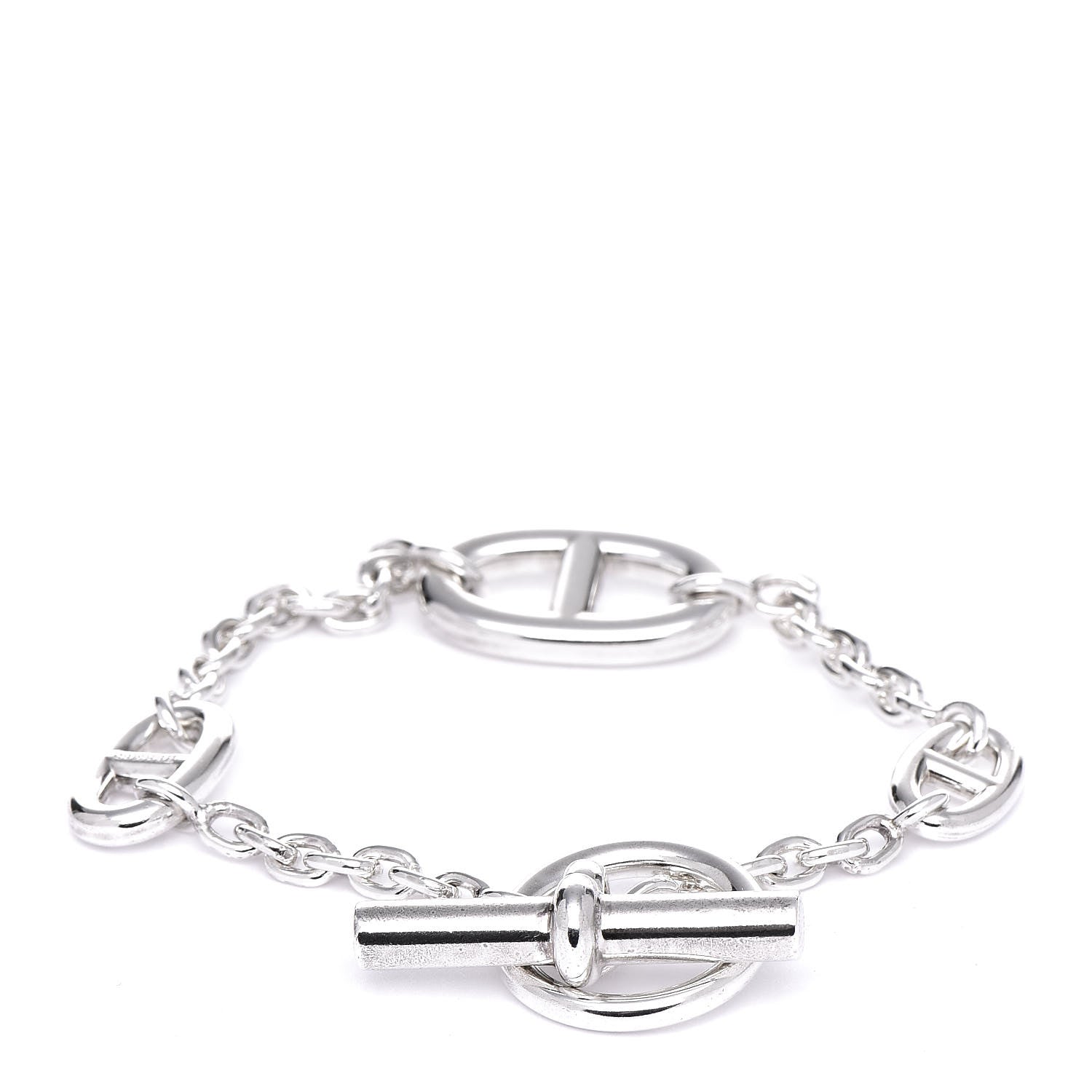 Hermes Sterling Silver Farandole Bracelet ST 3 of 6