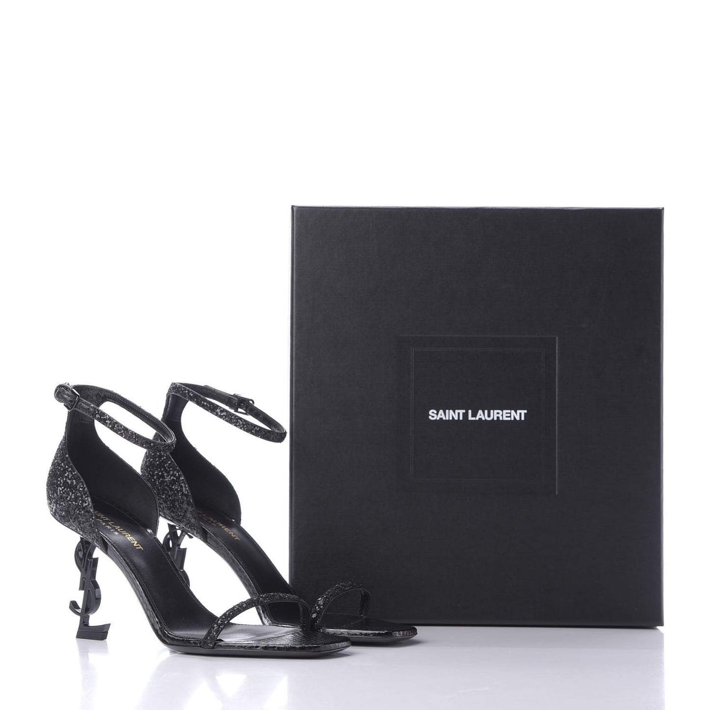 Glitter Opyum Sandals 38 Black