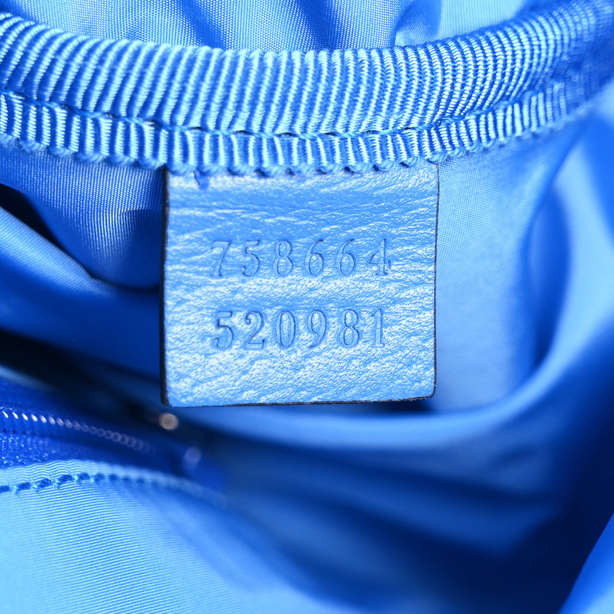 Gucci Crystal Monogram Web Medium Duffle Bag Blue 6 of 11