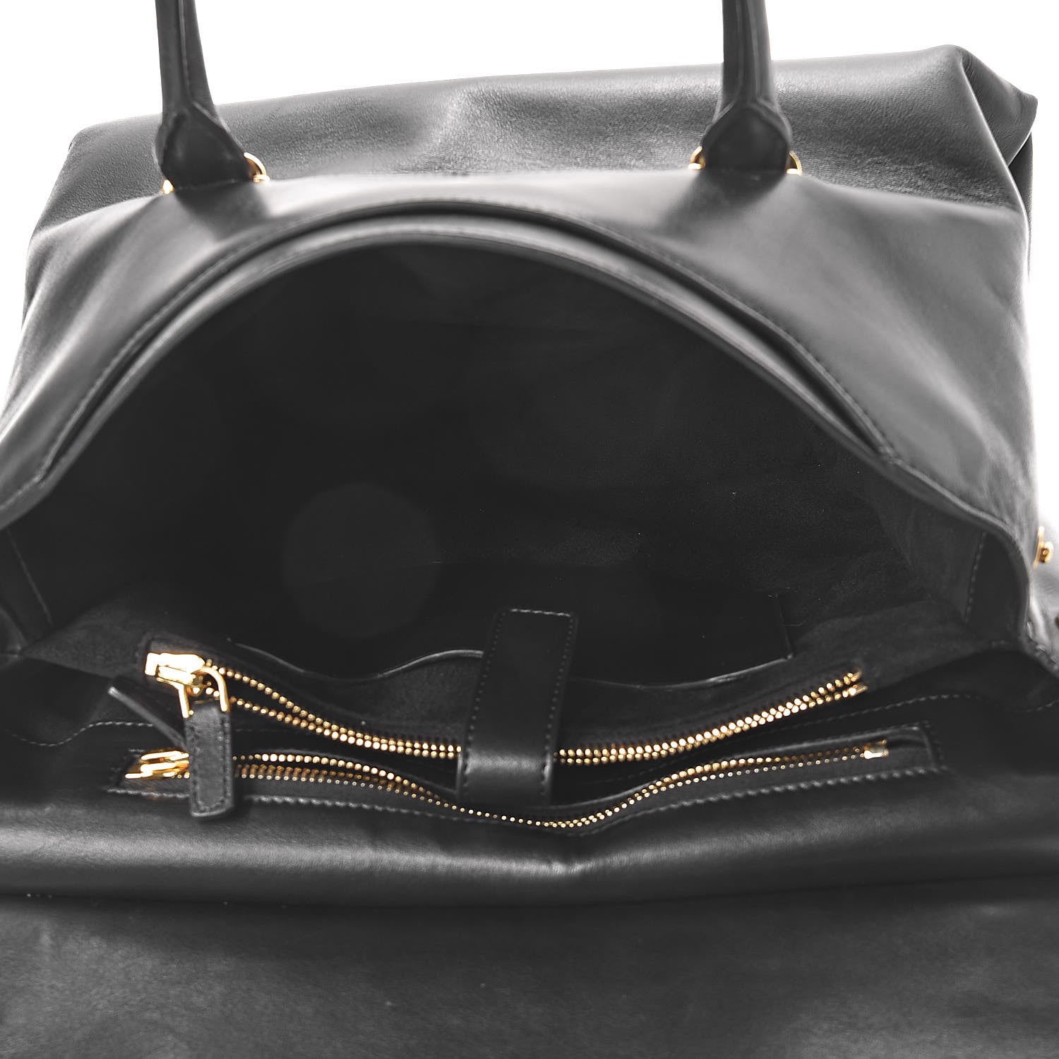 Tom Ford Smooth Calfskin Large Icon Bag Black 5 of 8