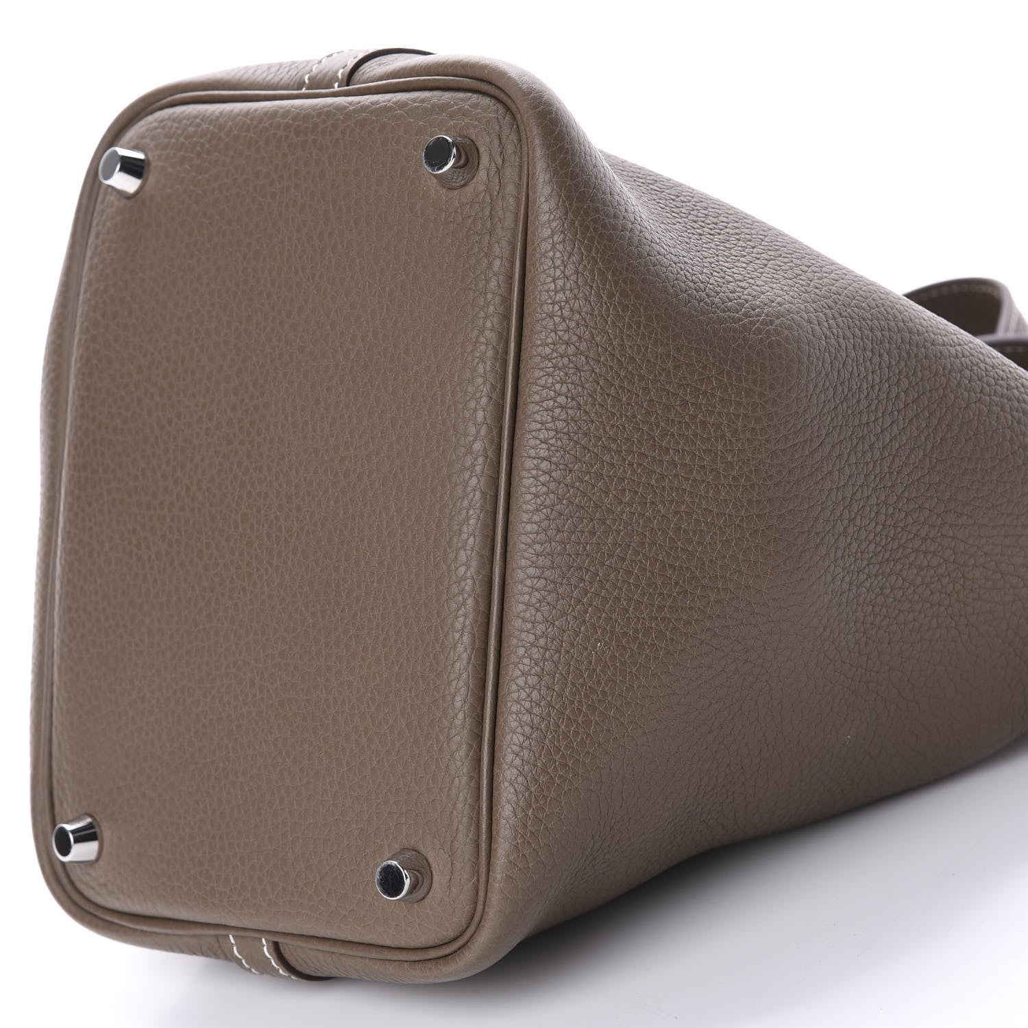 Hermes Taurillon Clemence Picotin Lock 18 PM Etoupe 7 of 11