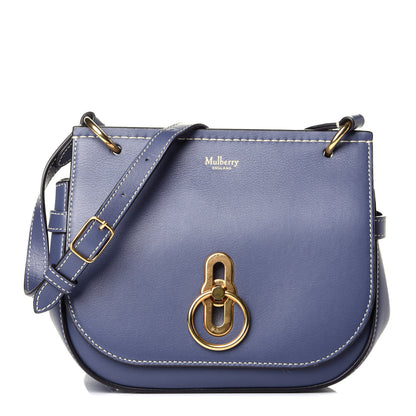 Mulberry Calfskin Small Amberley Satchel Blue 1 of 8