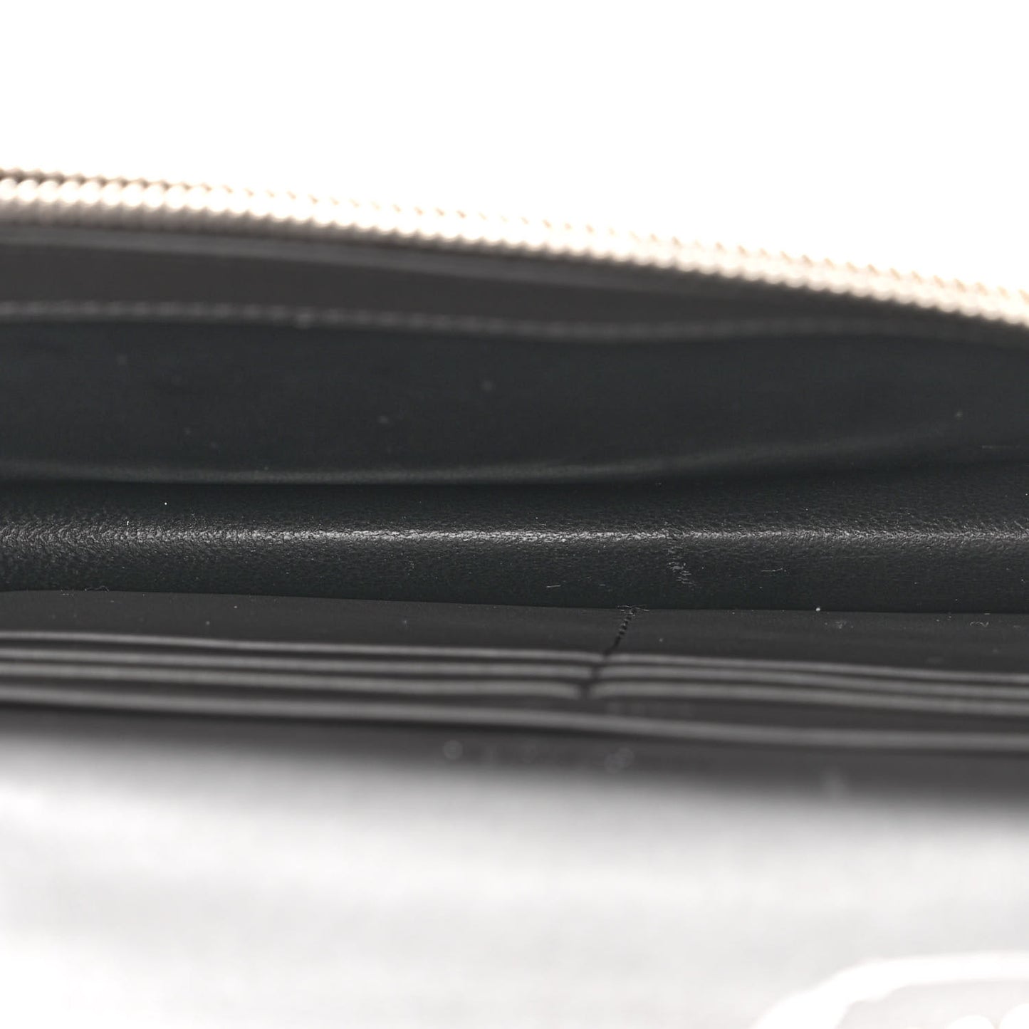 Smooth Calfskin Classic Monogram Kate Tassel Chain Wallet Asphalt