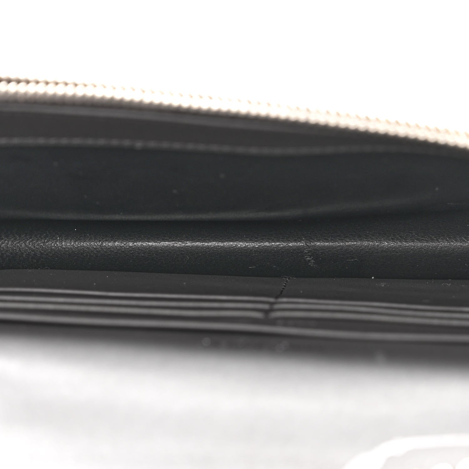 Saint Laurent Smooth Calfskin Classic Monogram Kate Tassel Chain Wallet Asphalt 5 of 9