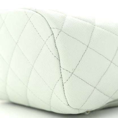 Chanel Caviar Quilted Mini Urban Spirit Backpack Light Blue 10 of 13