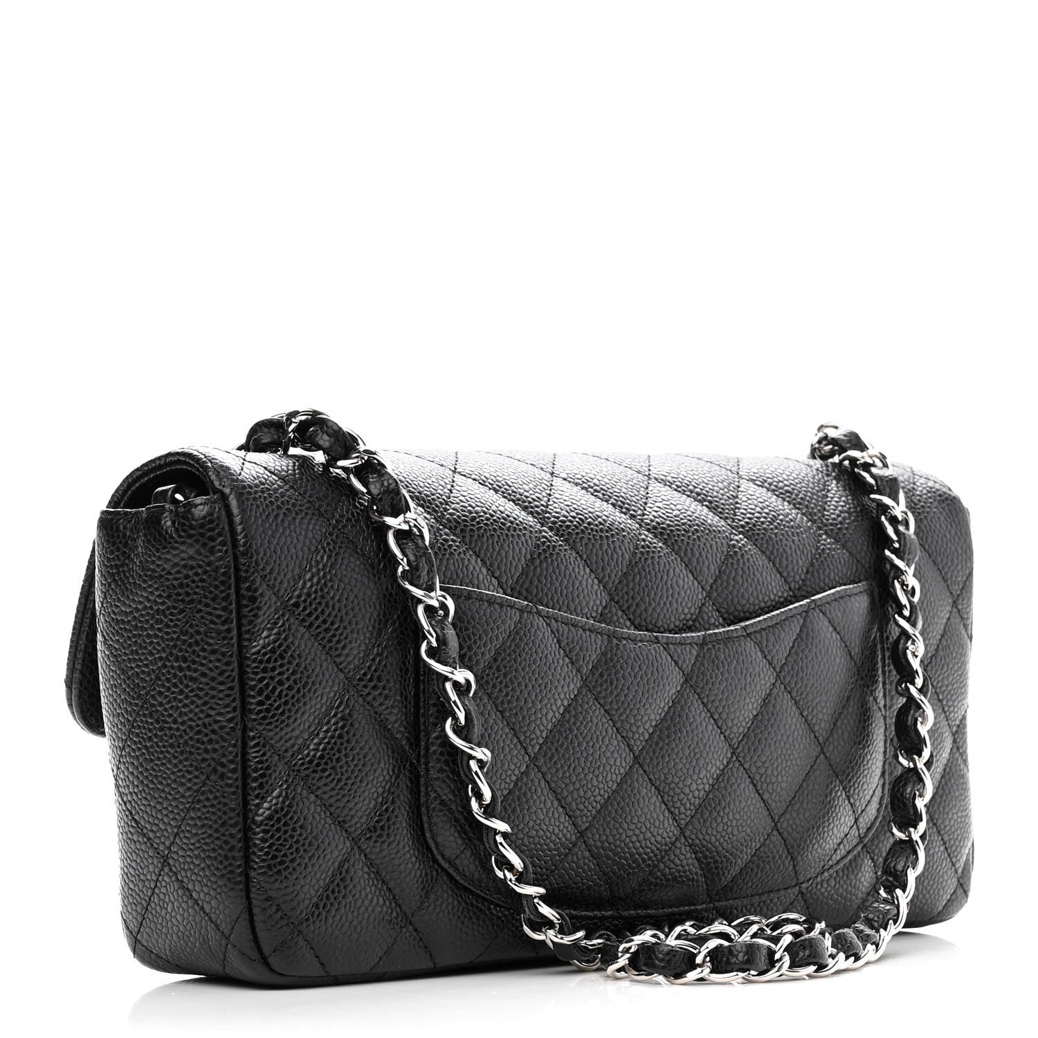 Chanel Caviar Quilted East West Flap Black 3 of 12
