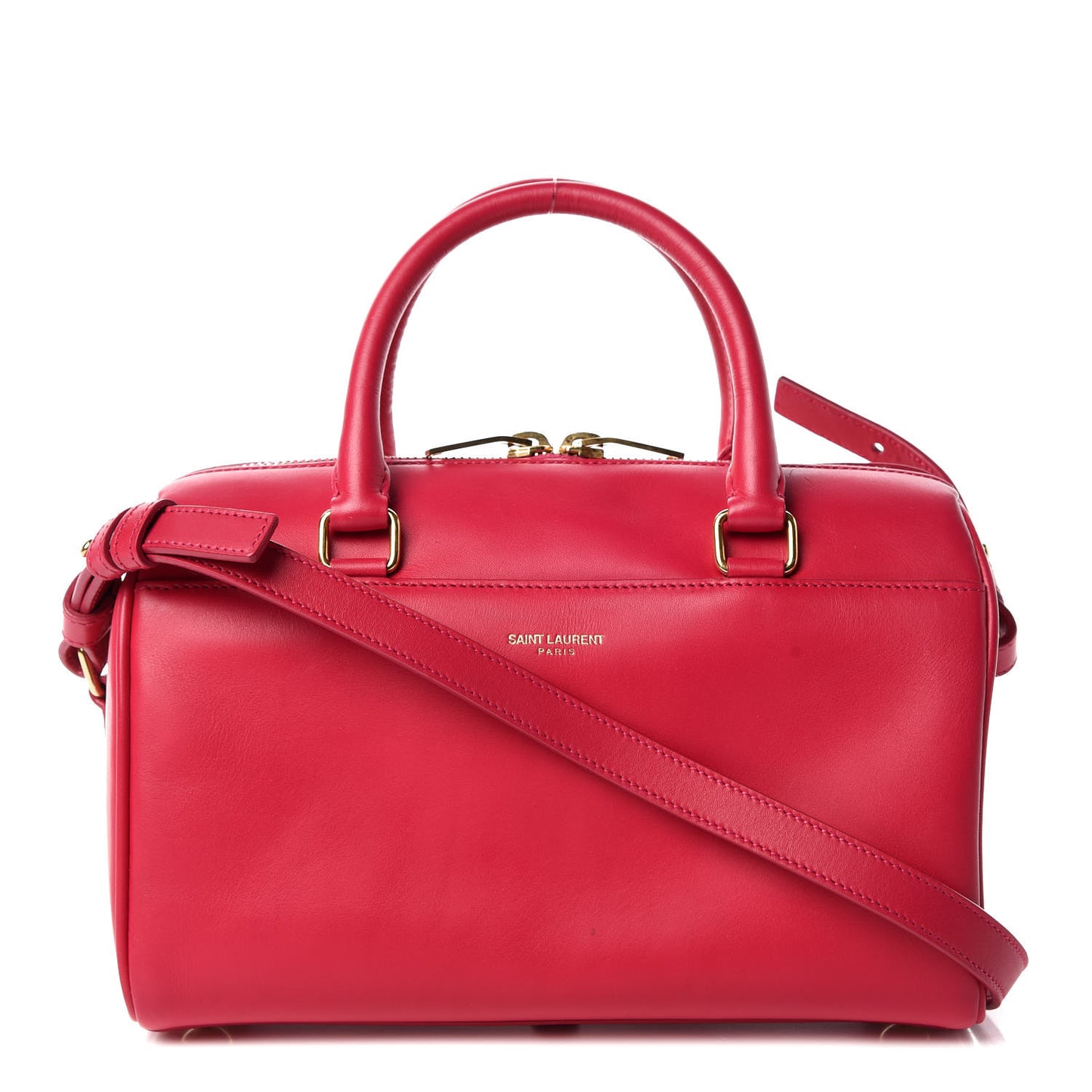 Calfskin Classic Baby Duffle Fuchsia