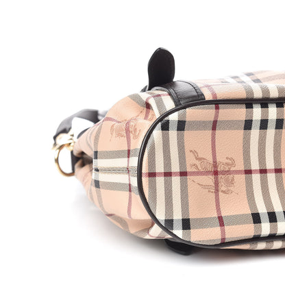 Burberry Haymarket Check Small Northfield Tote Chocolate 5 of 12