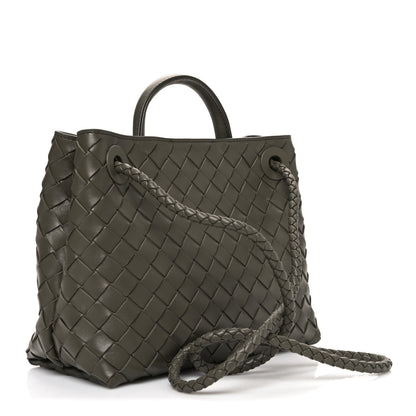 Bottega Veneta Nappa Intrecciato Small Andiamo Shoulder Bag Cypress 3 of 9