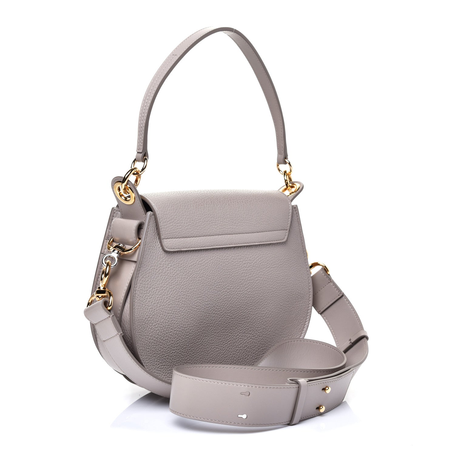 Chloe Calfskin Large Tess Bag Motty Grey 3 of 11