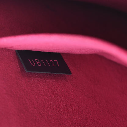 Louis Vuitton Epi Neverfull Pochette MM GM Black Hot Pink 7 of 8