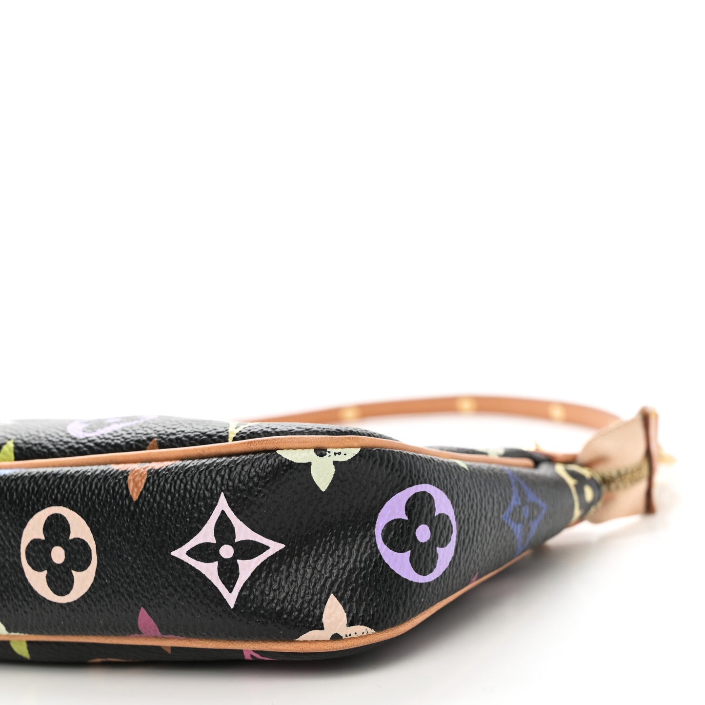 Monogram Multicolor Pochette Accessories Black